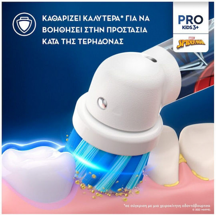 Oral-B Vitality Pro Kids Electric Toothbrush Spiderman