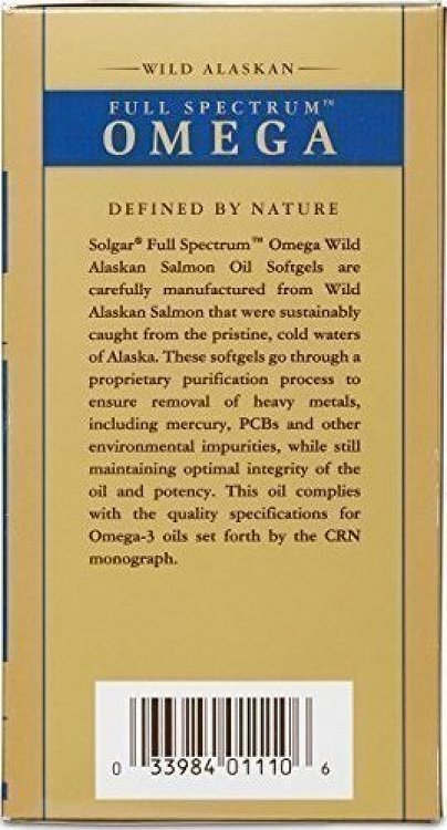 Solgar Wild Alaskan Full Spectrum Omega 120s