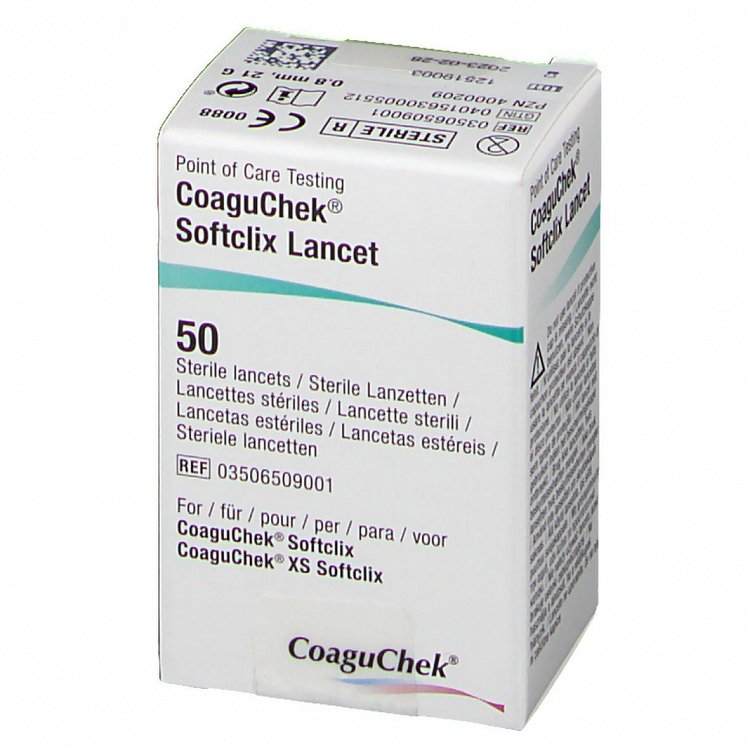 Roche CoaguChek Softclix 50 Lancets For Blood Pressure