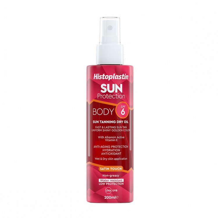 Histoplastin Sun Protection Tanning Oil spf6