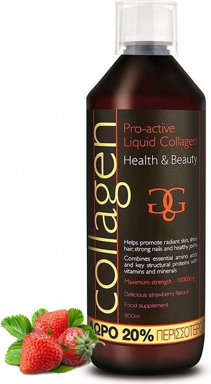 Total Health Solutions,Collagen Pro Active Liquid Collagen flavored Strawberry 600ml