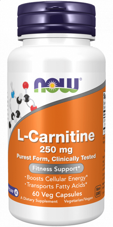 Nowfoods L-CARNITINE 250mg 60 CAPS