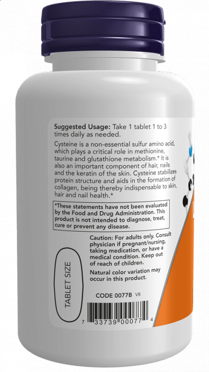Nowfoods L-CYSTEIN 500mg 100 Tabs