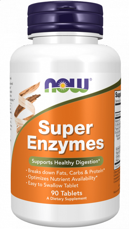 Nowfoods SUPER ENZYMES 90 TABS Digestive System