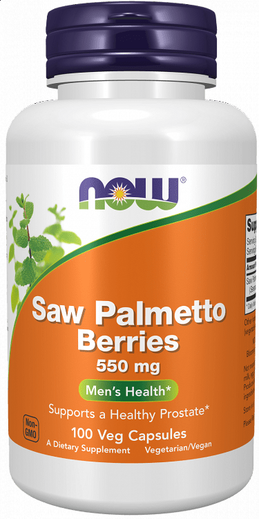 Now Saw Palmetto Berries 550 mg, 100Caps