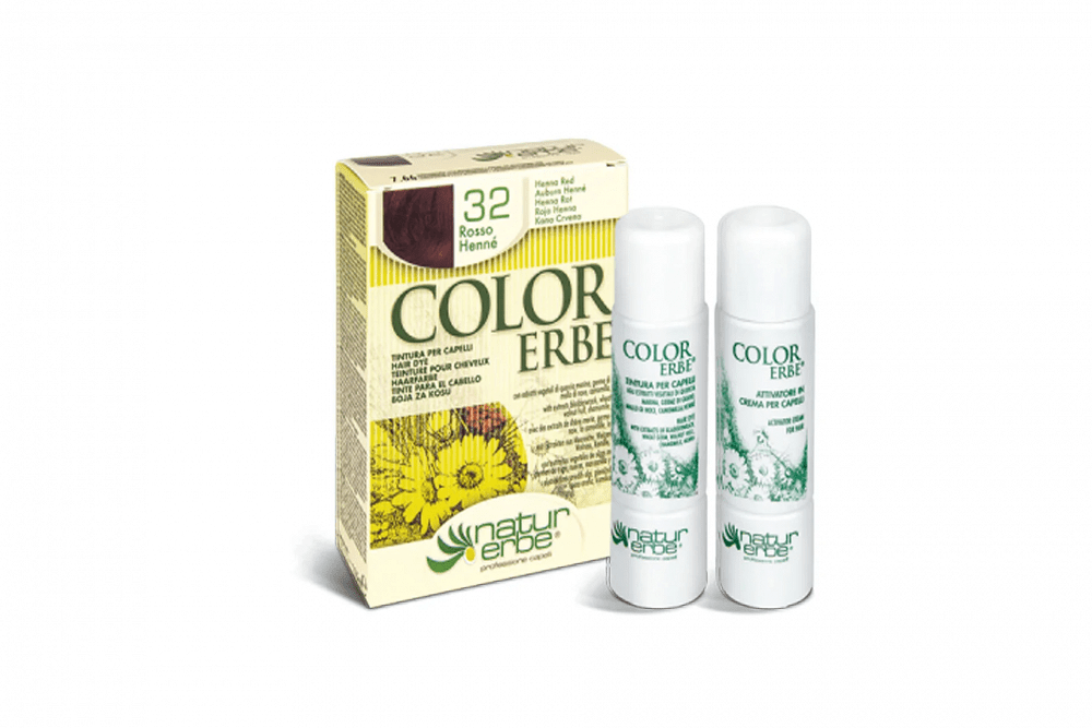 Color Erbe Herbal Dyeing Hair 32 Red Henna