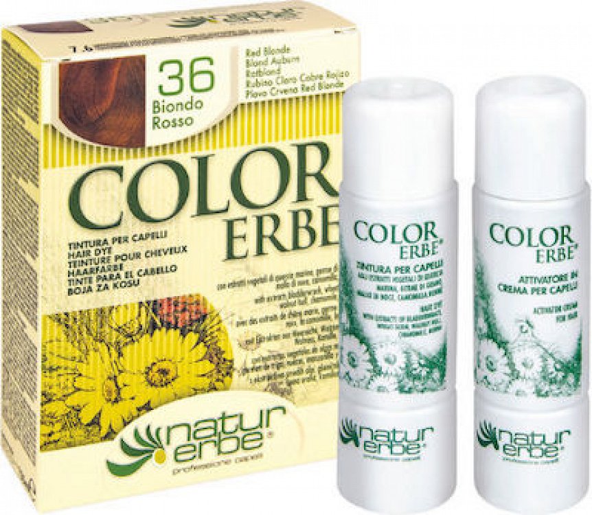 Color Erbe Herbal Dyeing Hair 36 Red Blonde