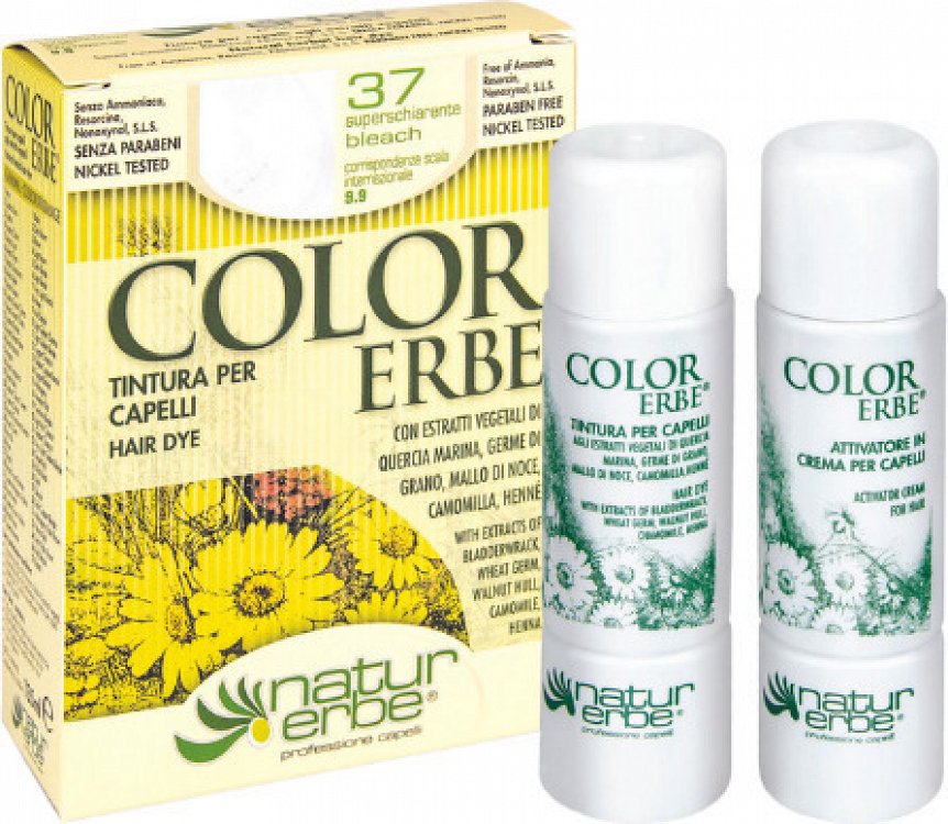Color Erbe Herbal Dyeing Hair 11.0 (old No 37) Platinum Blonde