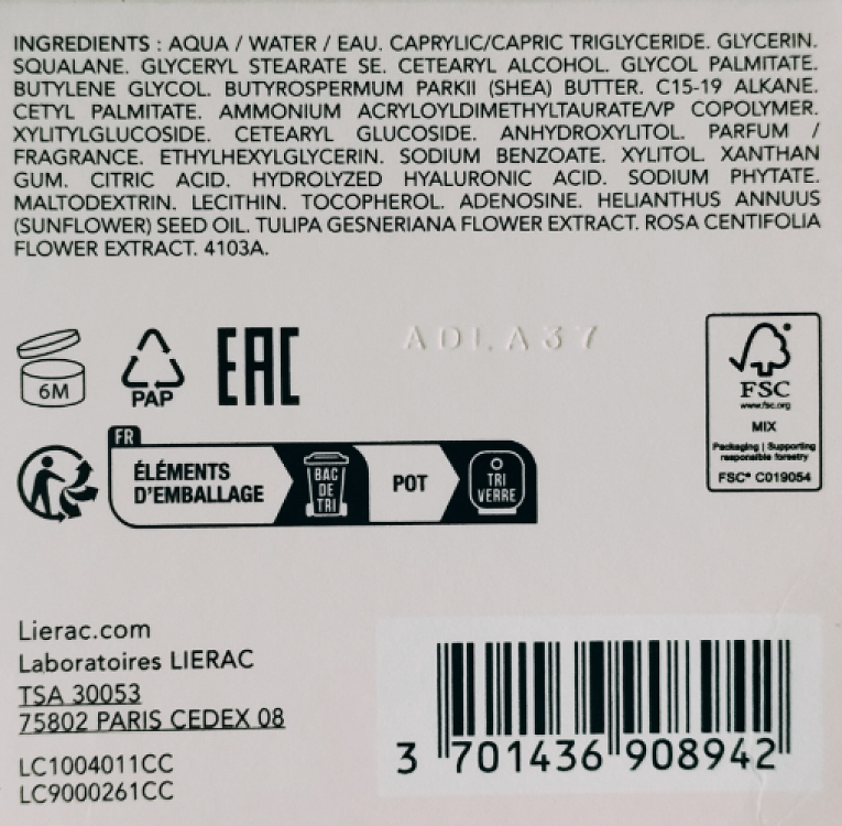 Lierac Lift Integral Face & Neck Firming Day Cream
