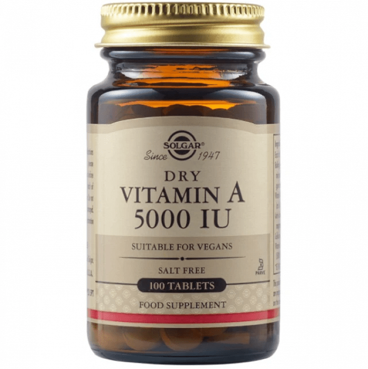 Solgar Vitamin A 5000IU (dry) 100Tabs