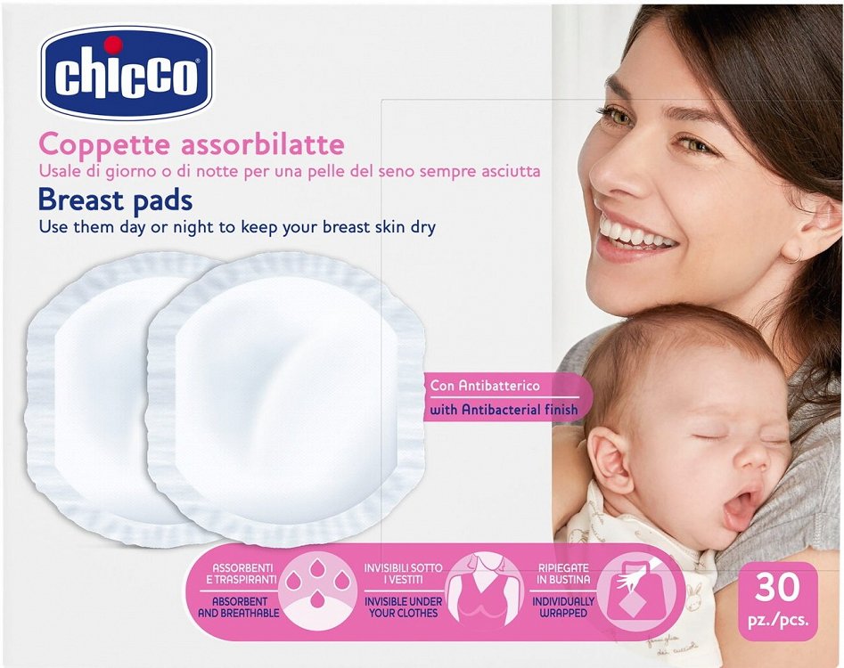 Chicco Antibacterials Breast Pads 30pcs