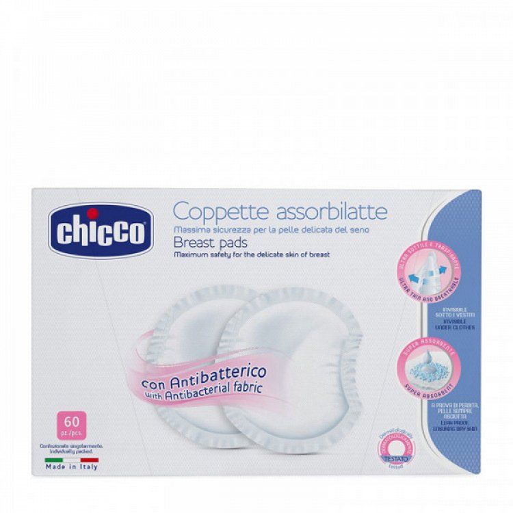 Chicco Antibacterials Breast Pads 60pcs