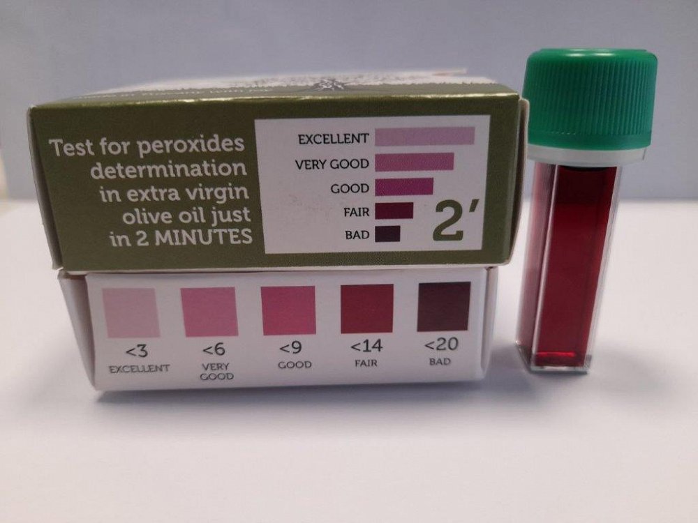 TEST FOR PEROXIDES DETERMINATION IN EXTRA VIRGIN OIL IN JUST 2 MINUTES