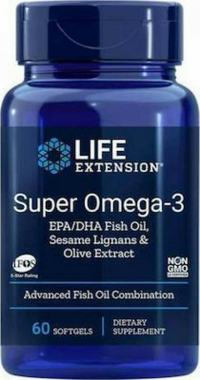 Life Extension Super Omega-3 EPA/DHA, 60s
