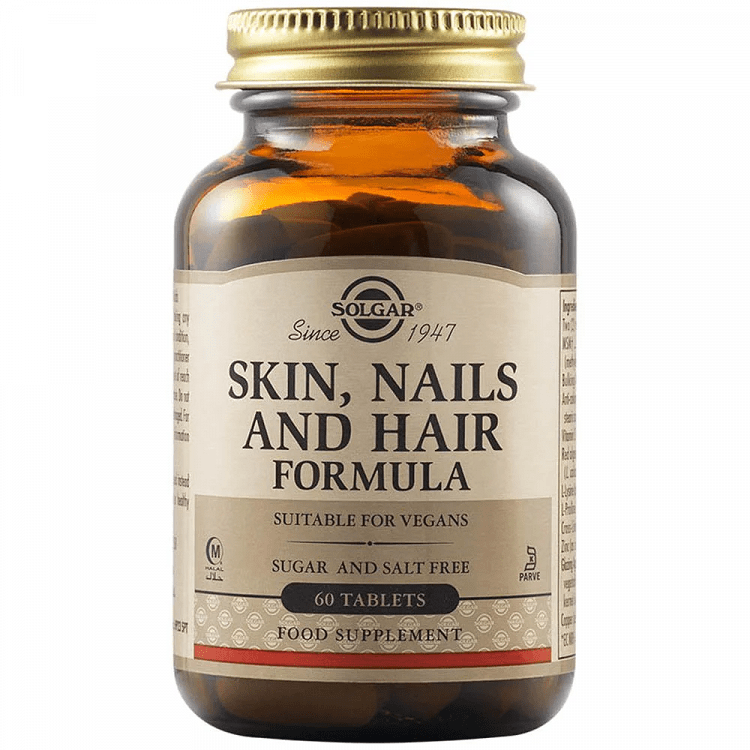 Solgar Skin, Nails & Hair Formula, 60Tabs