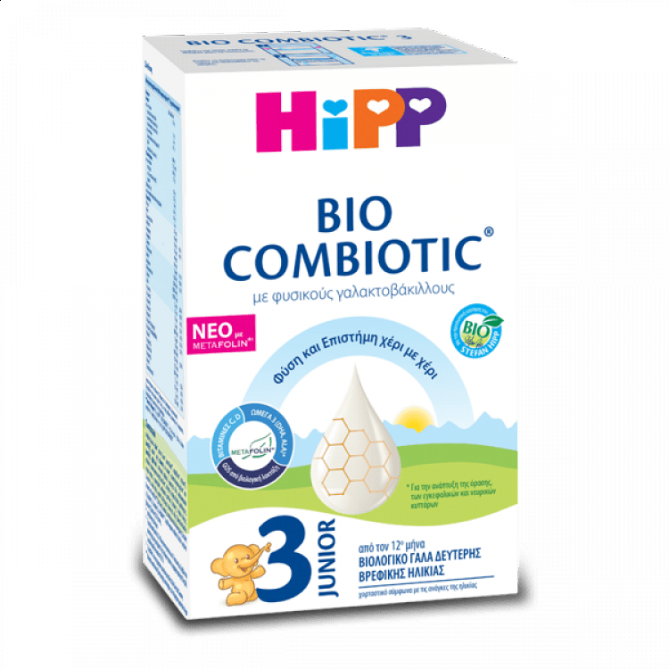 Hipp Bio Combiotic No3 organic milk from 12 months 600g