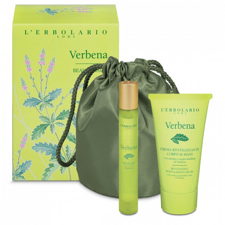 L’ Erbolario Verbena Women’s Gift Set with Body & Hand Cream and Mini Fragrance