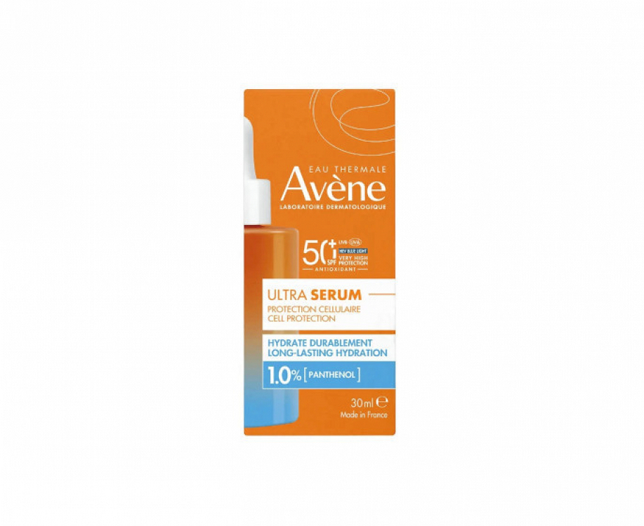 Avène Eau Thermale Ultra Serum 1% Panthenol Facial Sunscreen Serum SPF50+ 30ml