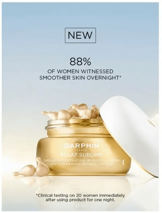 Darphin Eclat Sublime Youth Renewing Retinol Caps 60caps