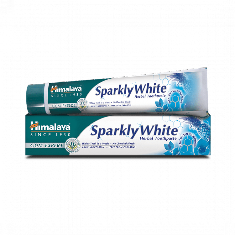 Himalaya sparkly white herbal toothpaste 75ml