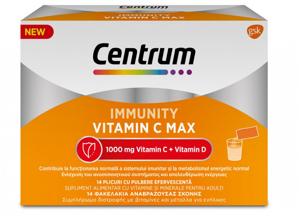 Centrum Immunity Vitamin C Max 1000mg 14 sachets
