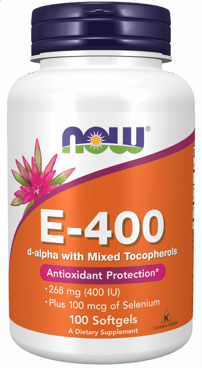 Nowfoods Vitamin E-400 IU 100 Softgels