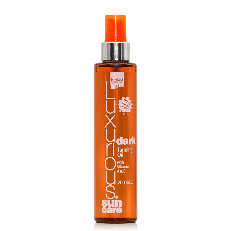 InterMed Luxurious Sun Care Dark Tanning Oil 200ml