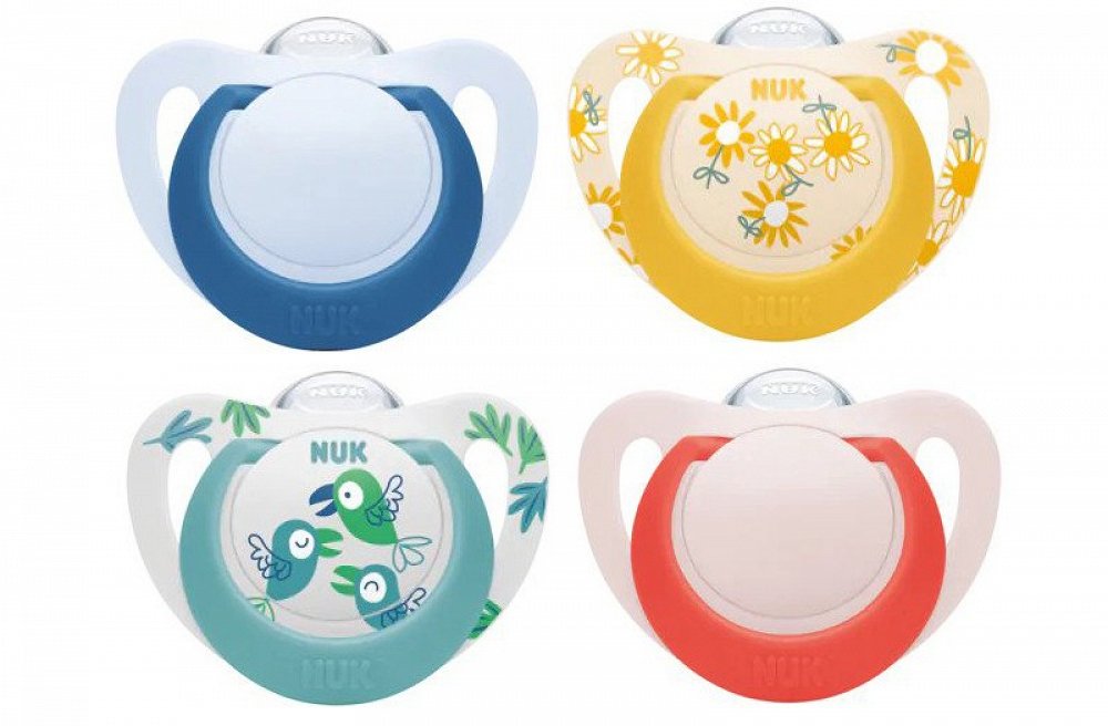 Nuk Pacifier Classic Happy Days Silicone Size 2 (6-18 months) 1 Pcs