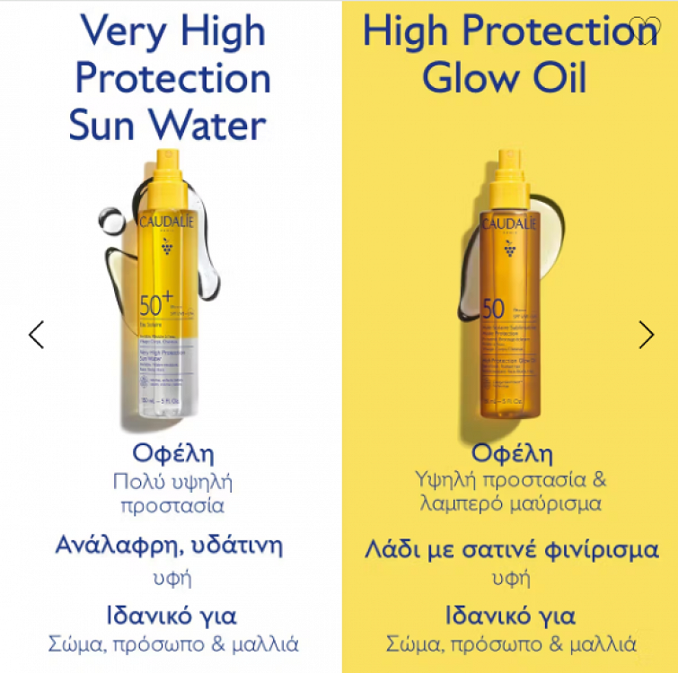 Caudalie High Protection Glow Oil spf50 150ml