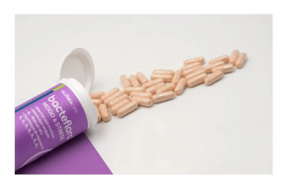 Olonea Bacteflora Mood & Stress Συμπλήρωμα για την Μνήμη & τη Συγκέντρωση 30 κάψουλες