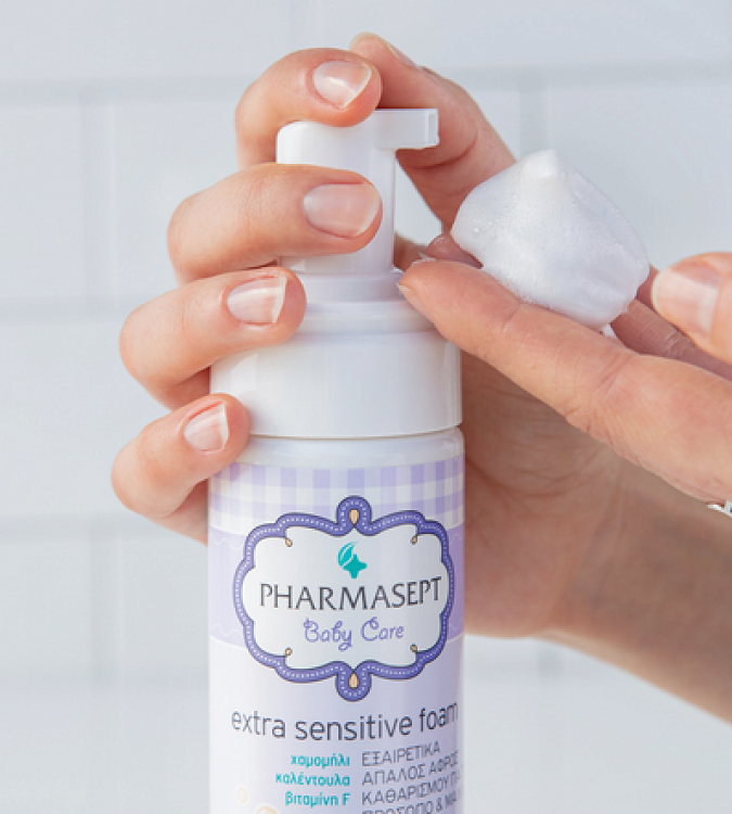 Pharmasept Baby Care Extra Sensitive Foam 200ml