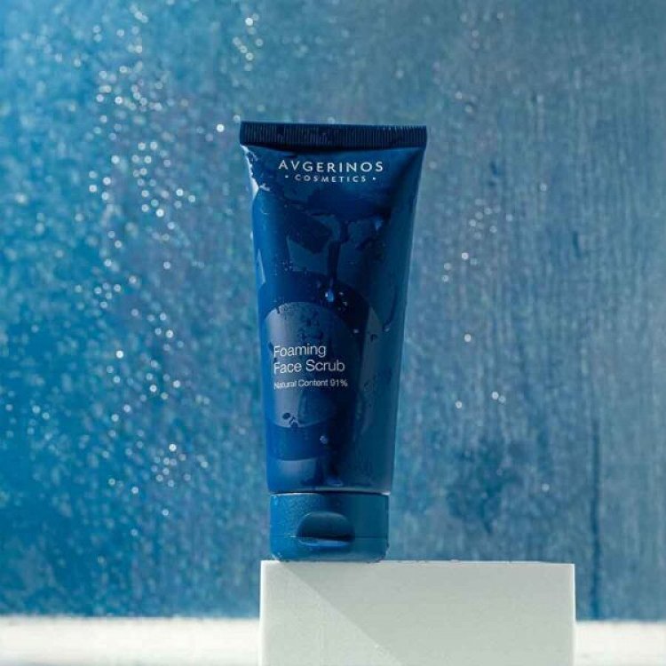 Avgerinos Cosmetics Men's Foaming Face Scrub 100ml