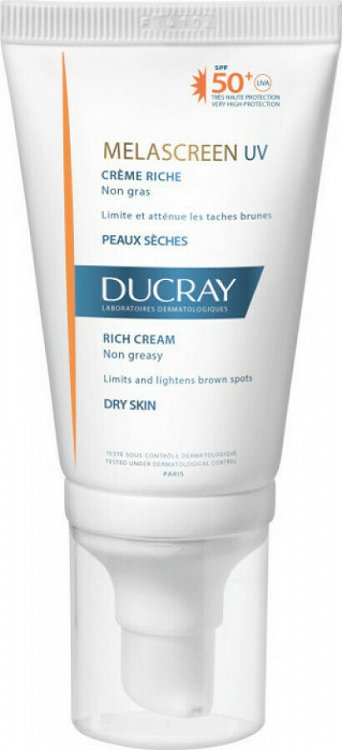 Ducray Melascreen Uv Creme Riche Spf50+ Dry Touch 50ml