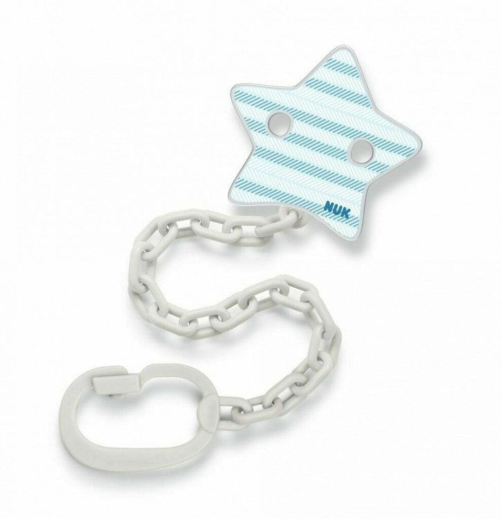 Nuk Pacifier Chain Baby Rose 1pcs