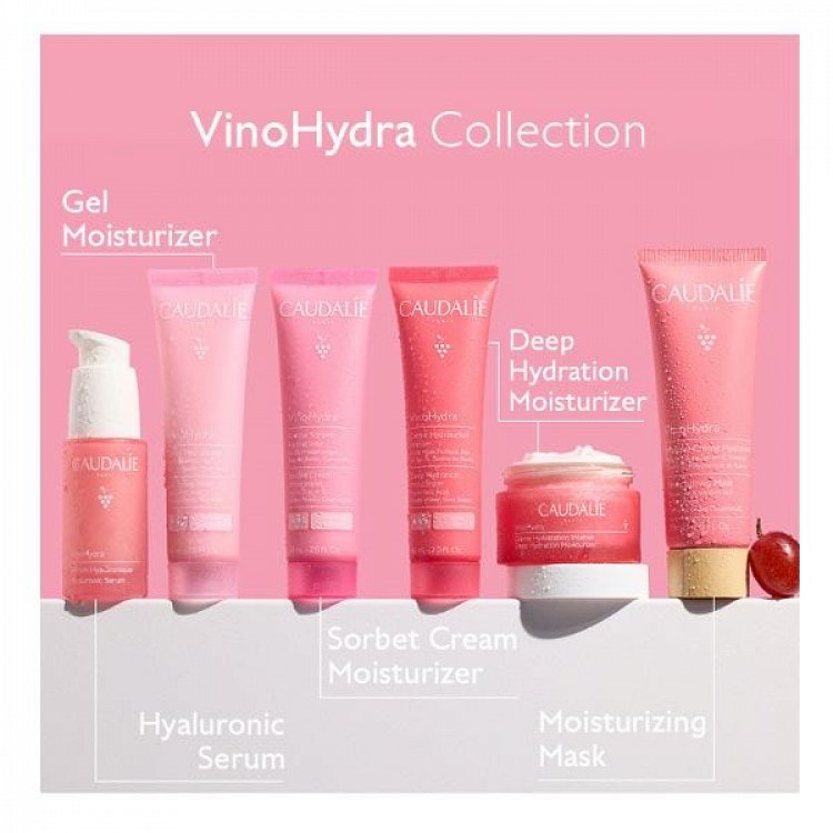 Caudalie Vinohydra Moisturizing Face Cream with Hyaluronic Acid for Sensitive Skin 60ml