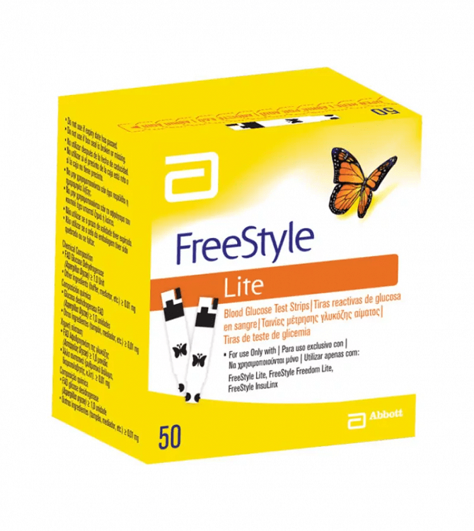 FreeStyle Lite™ Blood Glucose Srips 50