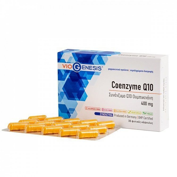 Viogenesis Coenzyme Q10 400mg 30Caps