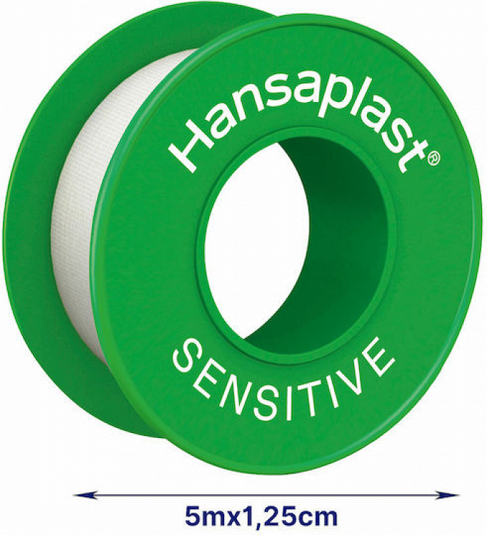 Hansaplast Sensitive Silk Medical Tape 1.25cm x 5m