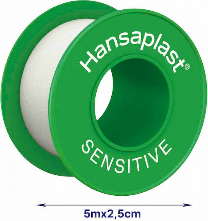 Hansaplast Sensitive Silk Medical Tape 2.5cm x 5m
