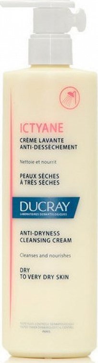 Ducray Ictyane Anti-Dryness Cleansing Cream 400ml