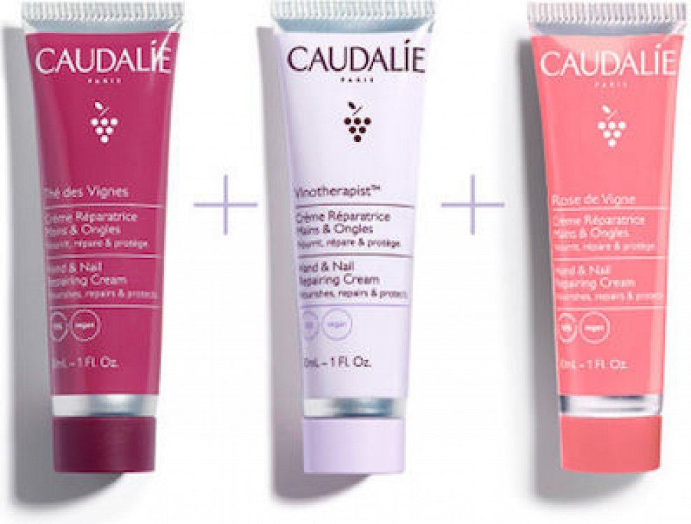 Caudalie Hand Cream Trio Xmas Set