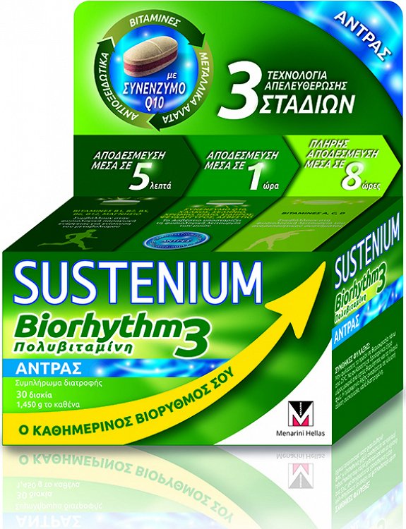 Menarini Sustenium Biorhythm 3 Man, 30Tabs