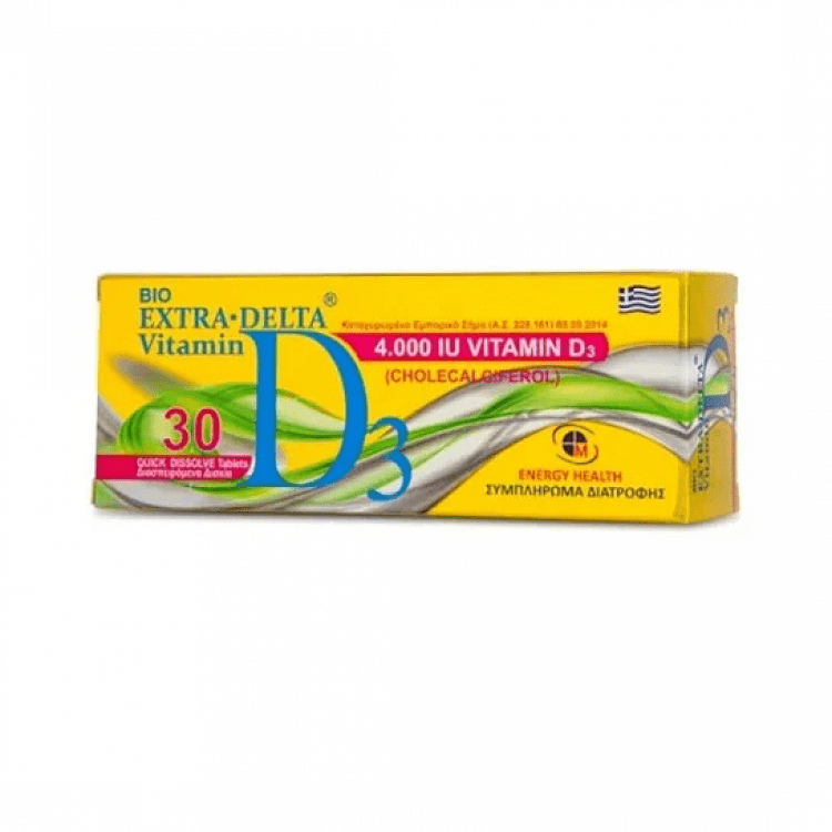Medichrom Bio Extra Delta Vitamin D3 4000iu 30 tabs
