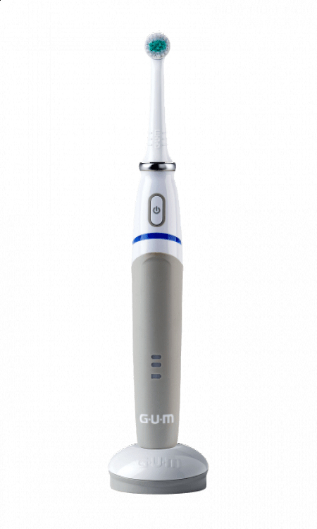 GUM PowerCARE™ Rechargeable Toothbrush and 2 Toothbrush Refills