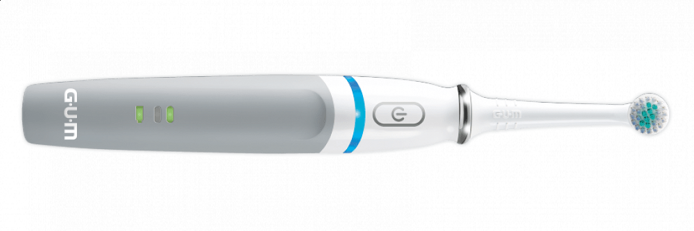 GUM PowerCARE™ Rechargeable Toothbrush and 2 Toothbrush Refills