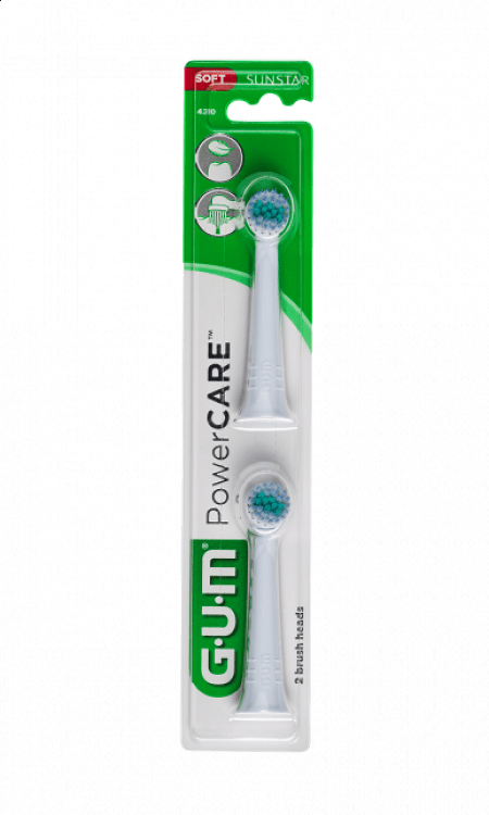 GUM PowerCARE™ Rechargeable Toothbrush and 2 Toothbrush Refills