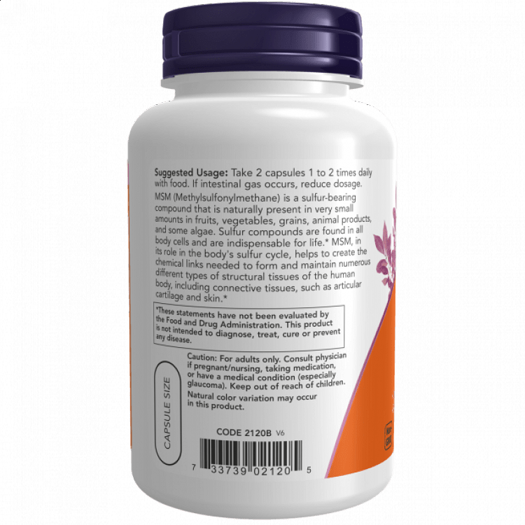 Now MSM 1000mg 120caps