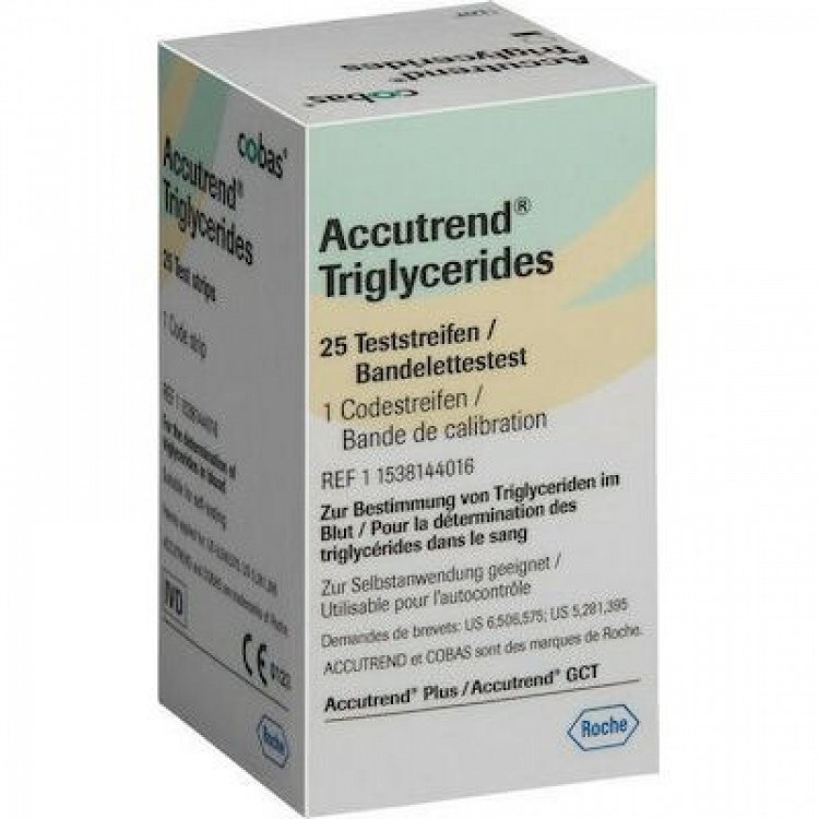Accutrend Triglycerides Strips 25\\\''s