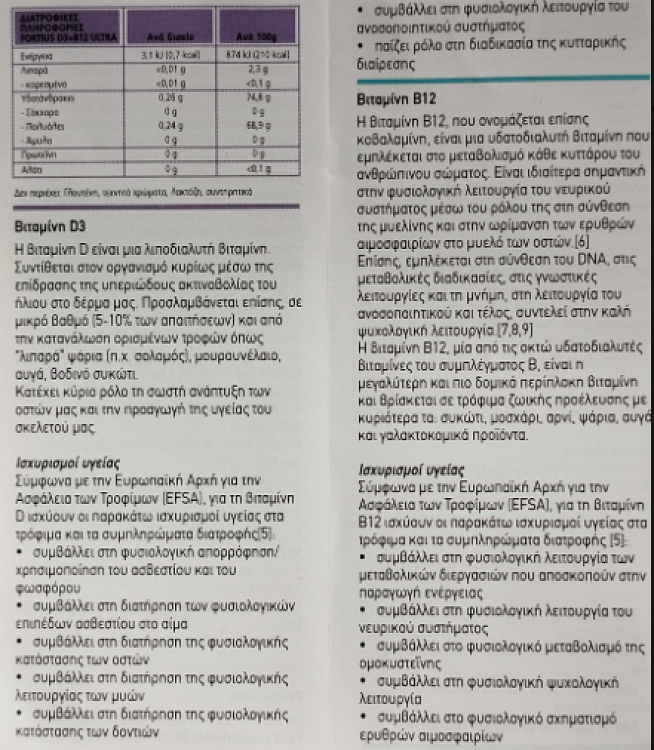 Fortius D3 + B12, 90Tabs