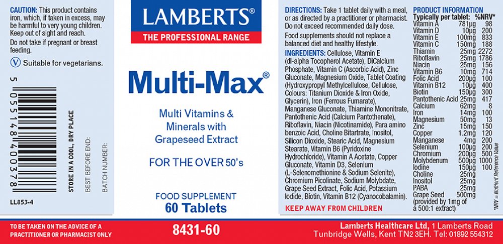 Lamberts Multi max 60tabs